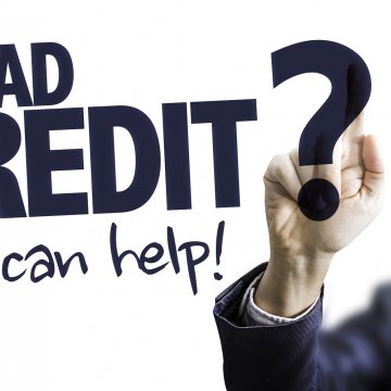 lexington law review credit repair man in suit writing bad credit we can help 